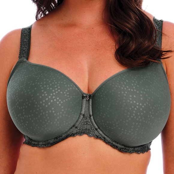 NEW Fantasie Ana Spacer Smooth Molded Cup Underwire Bra 6701 Olive Green OLE - Picture 1 of 3
